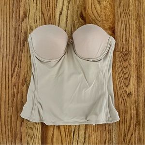 Va Bien corset bustier top 34B nude Va Bien
